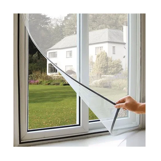 Easy Install Mosquito Fly Net/DIY Magnetic Window Screen Kit