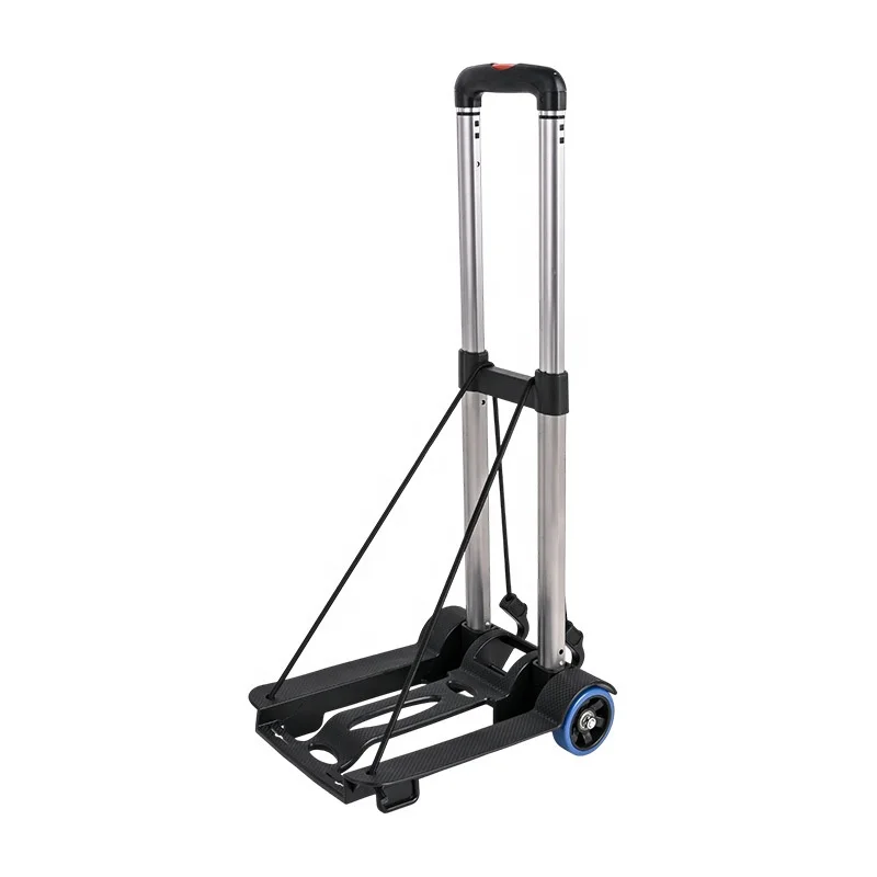 Hot sale foldable easy-taken Portable Dolly shopping Luggage carts folding handle truck Folding Hand Truck Fold Trolley Cart