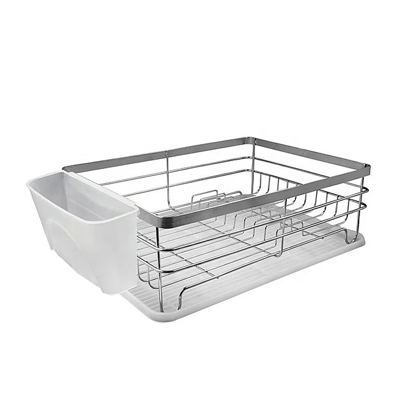 Stainless Steel Shelf Single Layer Dish Drain Rack Drying Rack For Kitchen Cabinets Tableware Can Drain Board