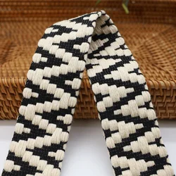 Direct selling thickened cotton jacquard elastic band custom belt luggage strap elastic band