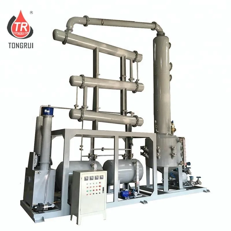 Waste Engine Oil Recycling Rectifying Machine Motor Oil Distillation Unit To Produce New Lubricant Oil