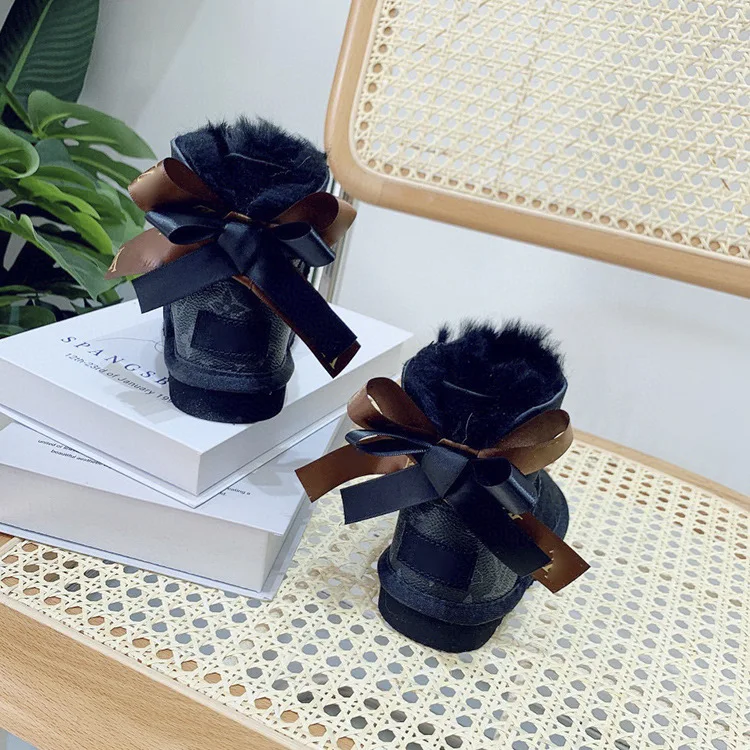 wholesale high quality most popular warm children and girls design winter fashion women snow boots