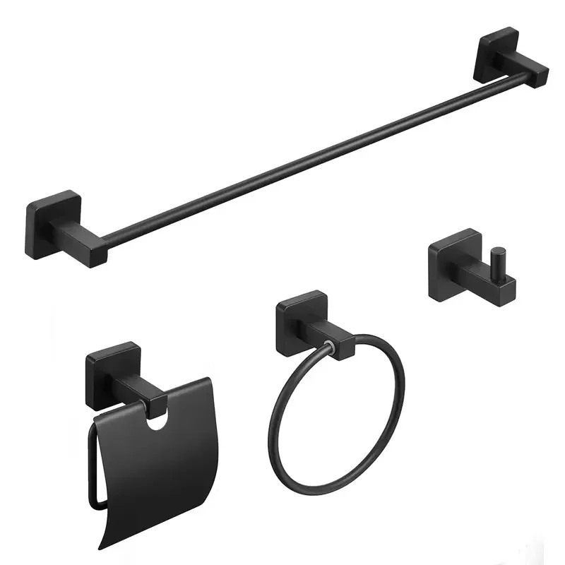 Комплект с подвеской для ванной комнаты настенная вешалка стойка бумажных полотенец кольцо из нержавеющей стали набор оборудования