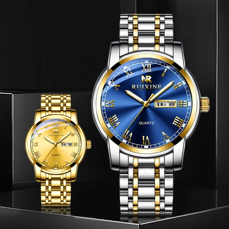 China Advance Luminous Water Resistant Watch Minimalist Quartz Leather Wrist Fashion Casual Wristwatch