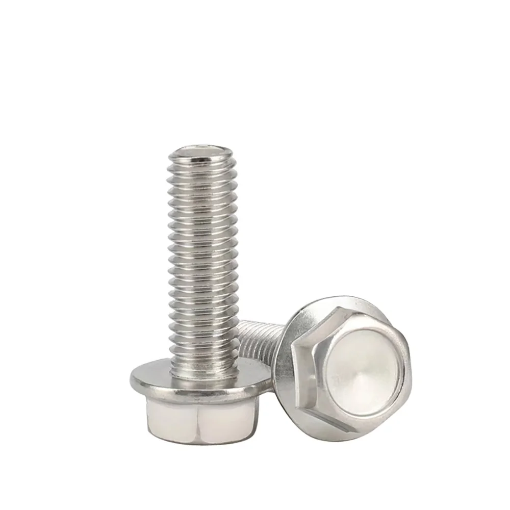 Factory Price M6 M8 M10 M12 DIN6921 SS304 SS316 Hex Flange Bolt