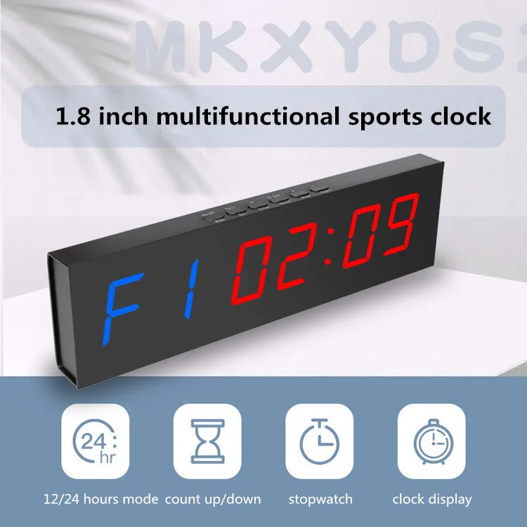 Multifunctional Stopwatch Tabata FGB Timer Clock Gym LED Timer For Indoor Gym Fitness