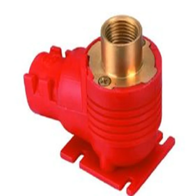 hot sale removable long elbow brass fitting plastic cover thread adaptor