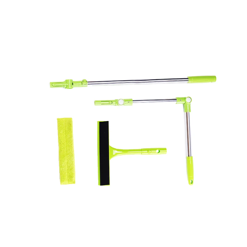Extendable Handle Window Squeegee Cleaner Multifunctional Brusher with Double Sidesfor window