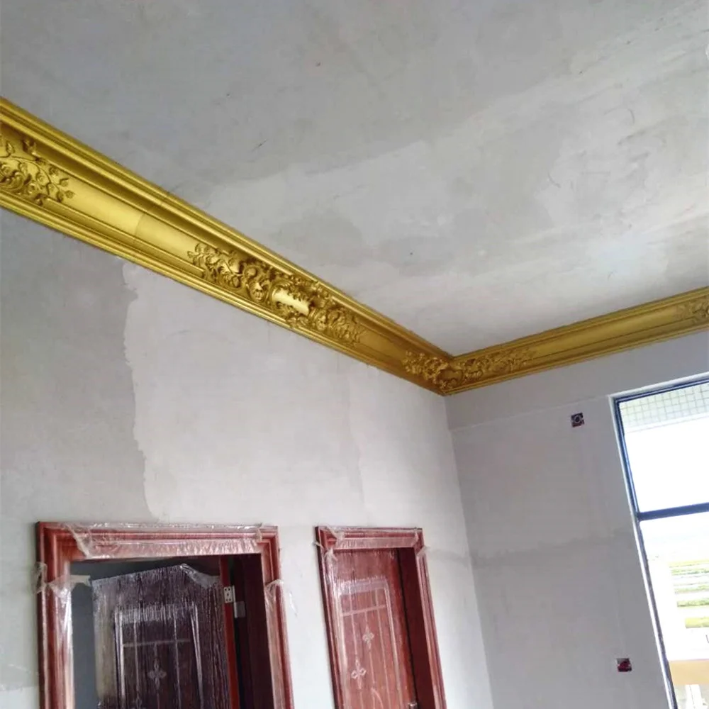 Внутренний строительный материал полный потолок Полиуретановая корнишевая формовка