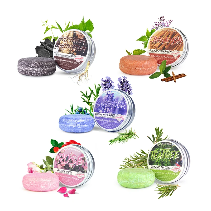 Private Label Handmade Herbal Natural Vegan Solid Shampoo Bars Shampoo Bar Organic Shampoo Soap