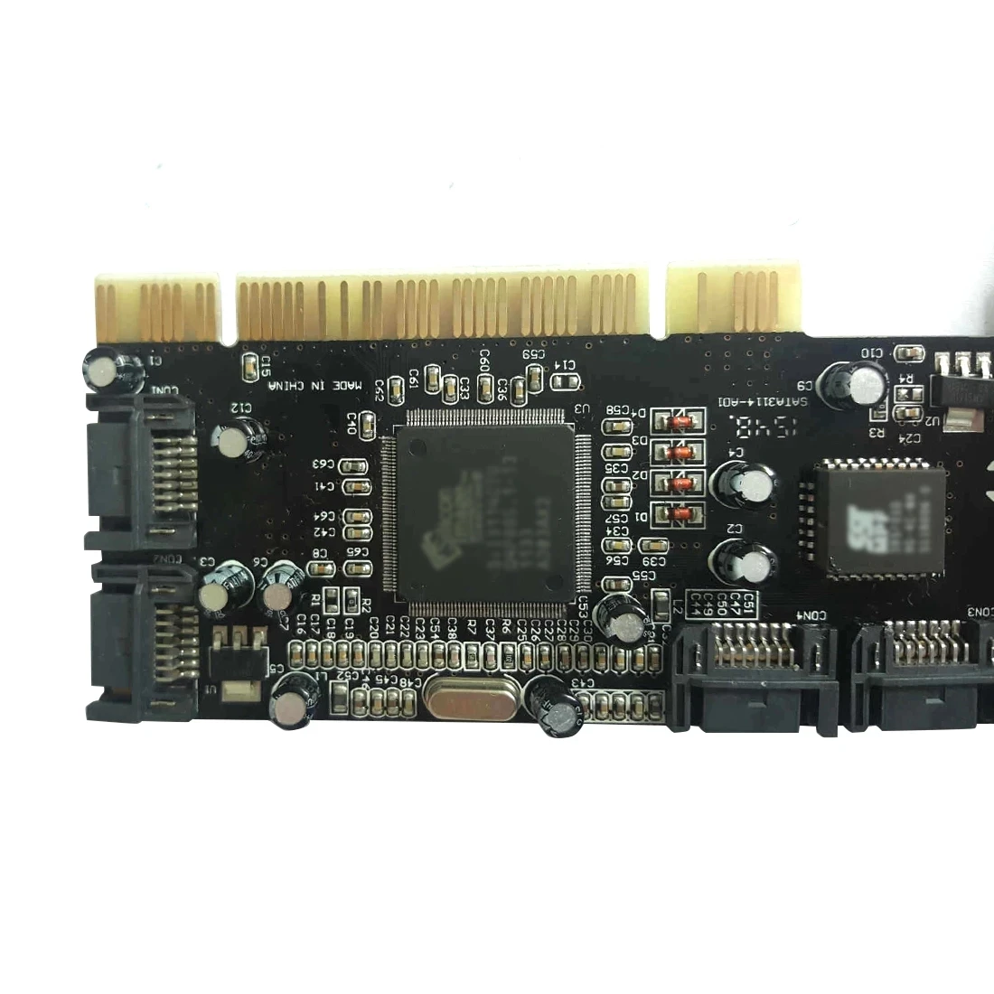 Плата расширения PCI плата на 4 порта SATA 1 5 Гбит/с для чипсета Sil 3114 RAID контроллера Standard 2 3
