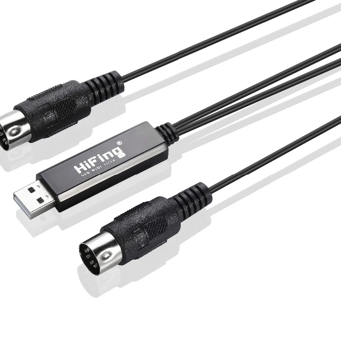 Заводские поставки Usb Midi интерфейс Digitallife Qusart новый In-Out Midi-клавиатура для пианино