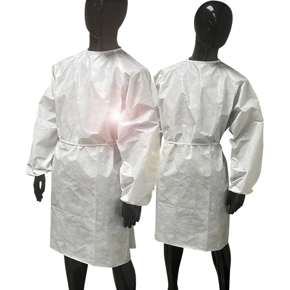 China Supplier Good Price Non Woven Clothing Disposable Blue Level 2 Aami Gown For Adult