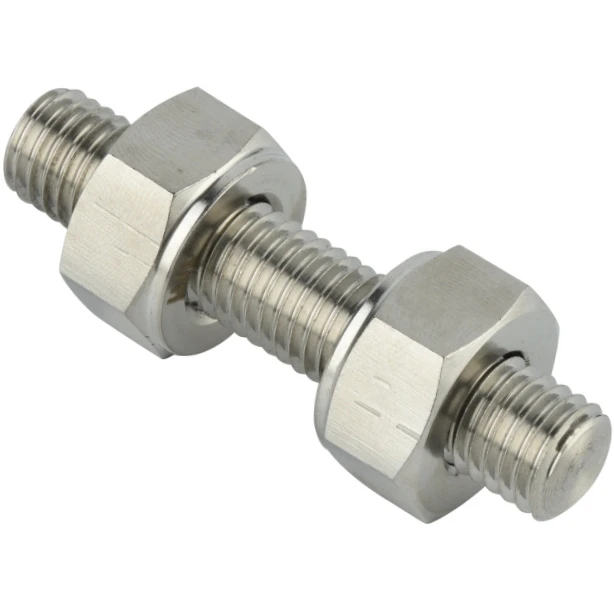 Stainless steel 304 threaded bar screw, full thread and nut set, combination , M6 M8 10mm