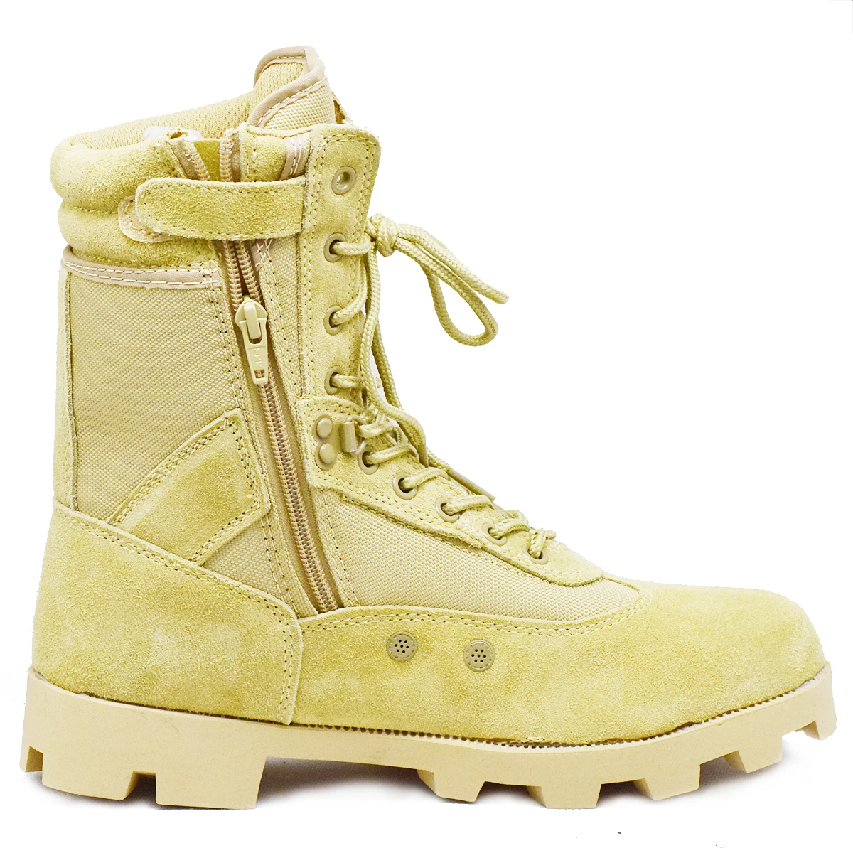 Africa hot selling rubber sole infantry combat boots for tactical duty