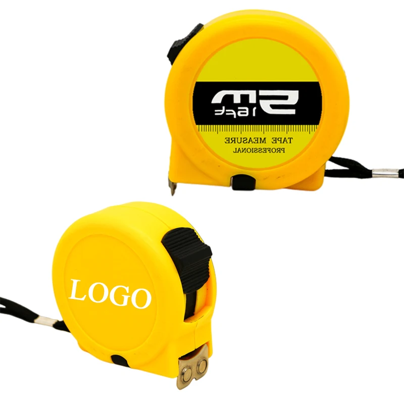 Hot Sale Custom Color/Logo/Size Measuring Tool Metal Metric Measure Tape With Belt Clip