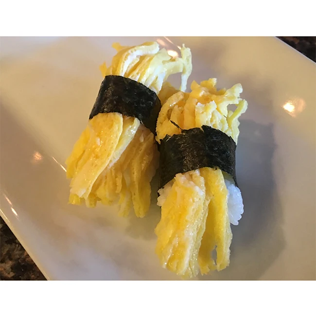 Оптовая продажа суши с длинным наполнителем, измельчение яиц, продукт для продажи