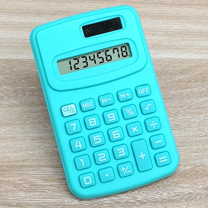 Best wholesale Cheap promotion gifts colorful mini electronic pocket Calculator 8 digits General Purpose Calculator