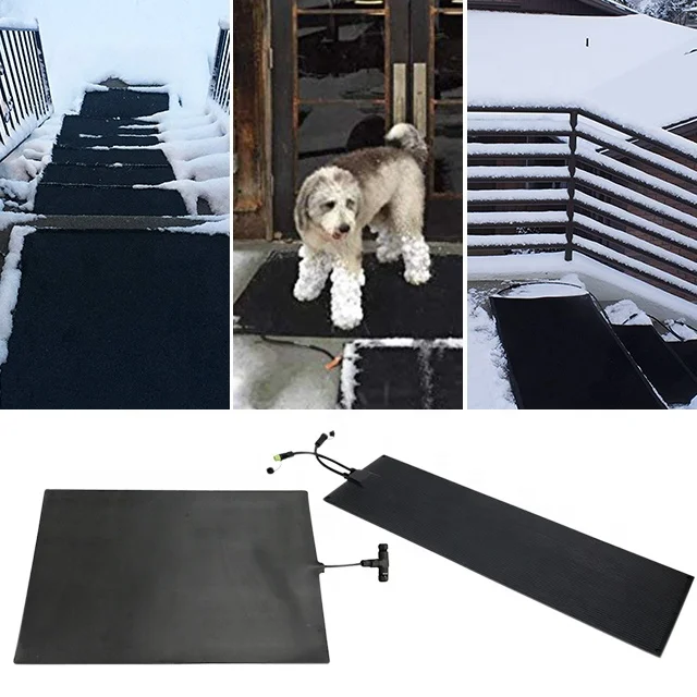 Heat track snow melting mats High quality heated floor mat  free maintenance  snow melting mats