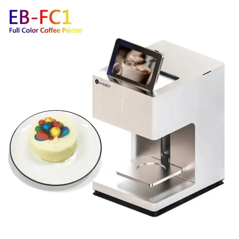 Hot sell EVEBOT EB-FC1 color edible  art coffee printer with WIFI selfie image printing to coffee drinks high quality