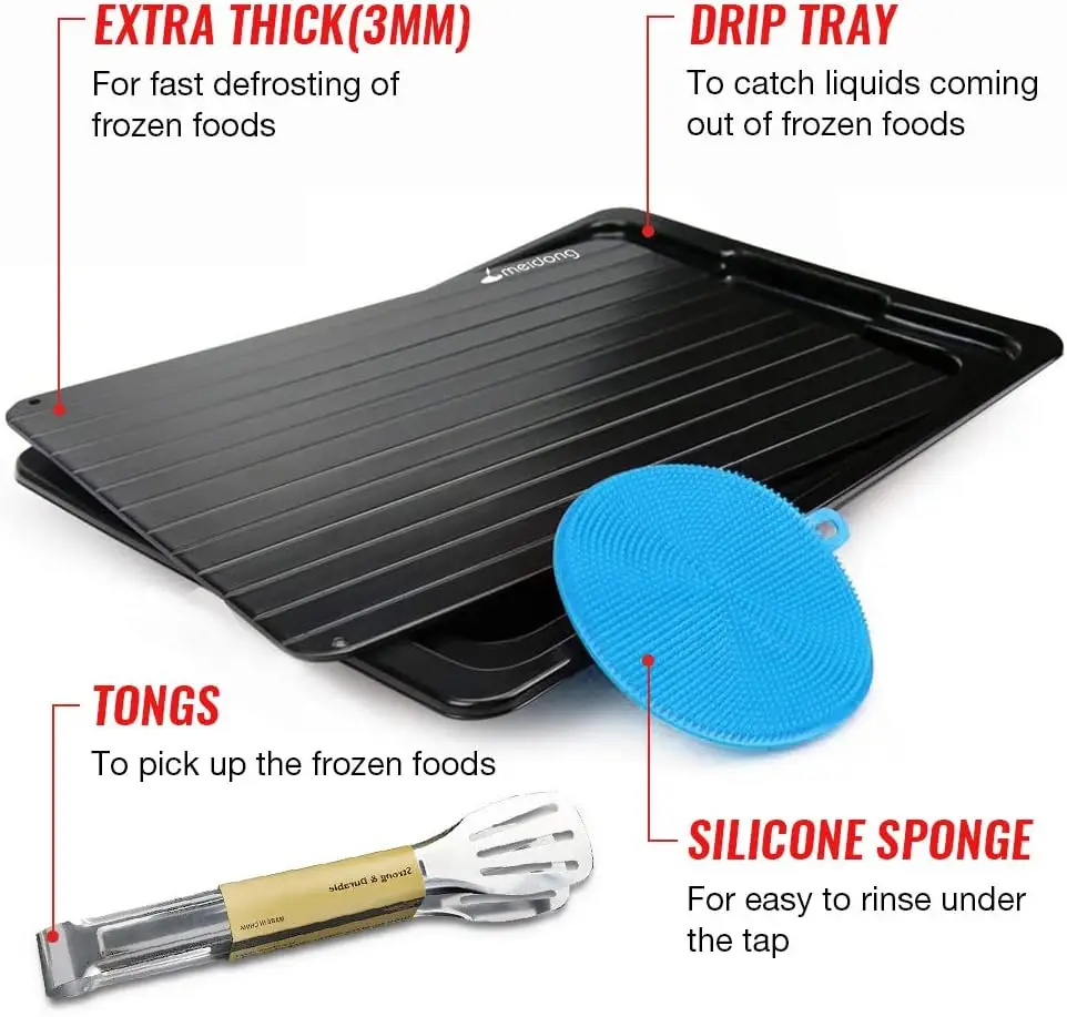 thawing plate board to defrost meat fast defrosting tray for frozen food