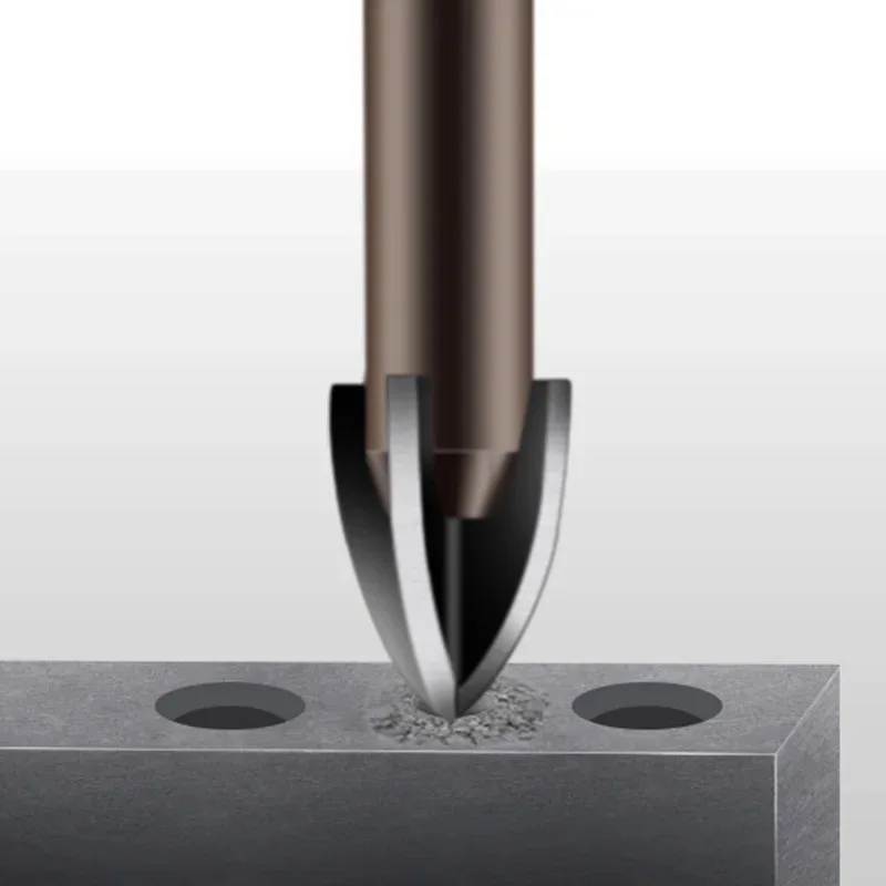 3/4/5/6 mm Cross Hex Tile Glass Drill Bits Set Titanium Coated Power Tools Accessories for Glass Ceramic Concrete Hole Opener