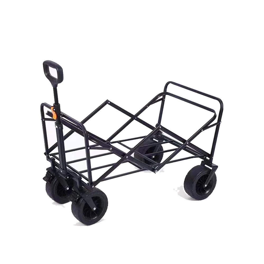 Wildrex portable easy folding wagon for beach outdoor hiking traveling camping park folding cart folding wagon