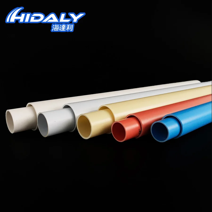 
ce durable 16 20 25 32 40 50 colored pvc pipe optical fiber/heat resistant pvc pipe cable 
