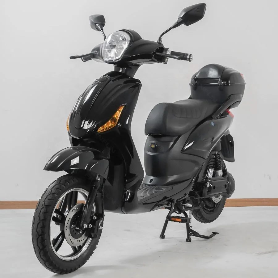 16*3.0 Fat tyre Adult commuting moped dual disc brakes with signal light Electric scooter with pedal