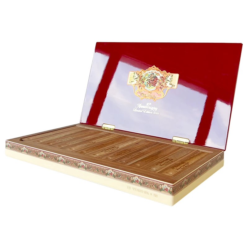 Custom Red High Glossy Wooden Cigar Box Cigar Humidors Wood Box