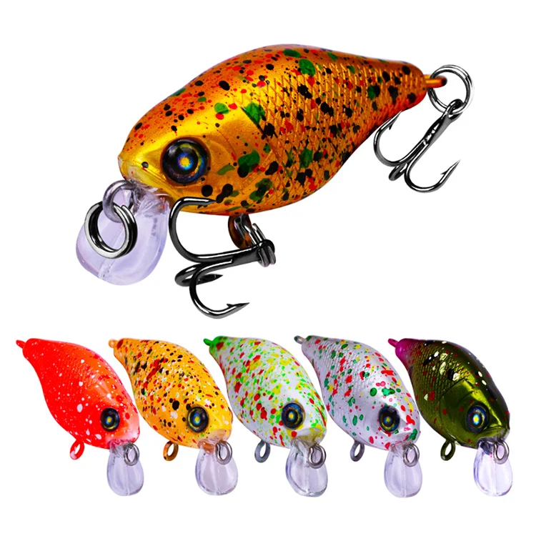
Manufacturer Supply Fish Lure Sinking 4.6cm Small Fishing Crankbait 