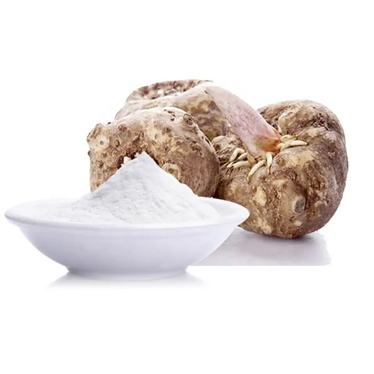 Low-Carb Food Grade Glucomannan Konjac Root Extract Powder Bulk Organic Konjac Flour Powder