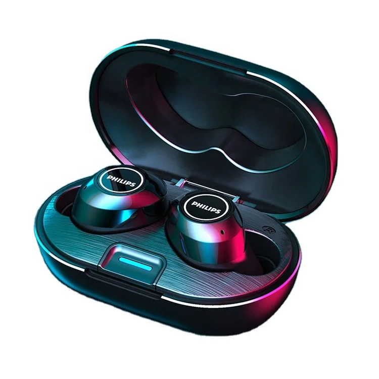 
With Charging Case New product launched Wireless digit waterproof blue tooth earphone wholesale 