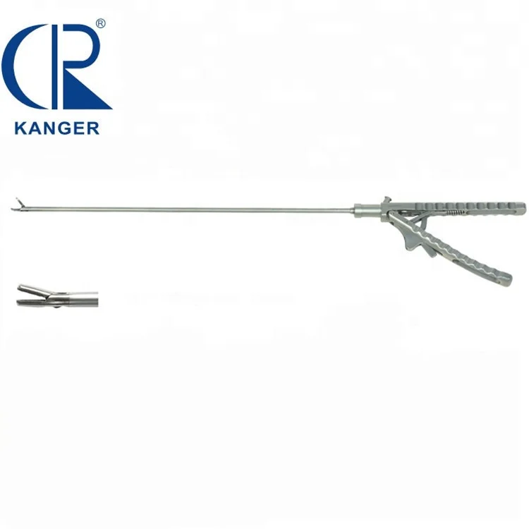 Laparoscopic instruments V shaped self righting Needle holder forceps