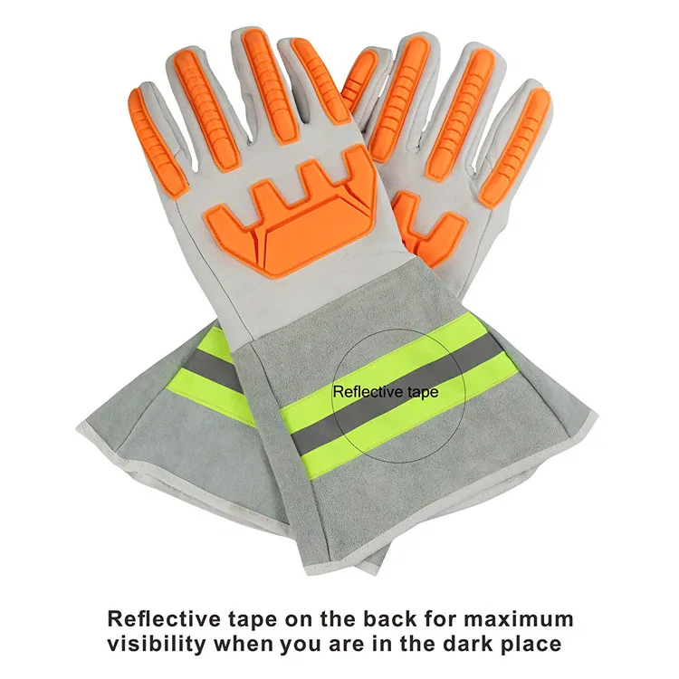 Machinist Operation  Rugged Wear Anti Collision Shockproof  Welding Work Safety Gloves