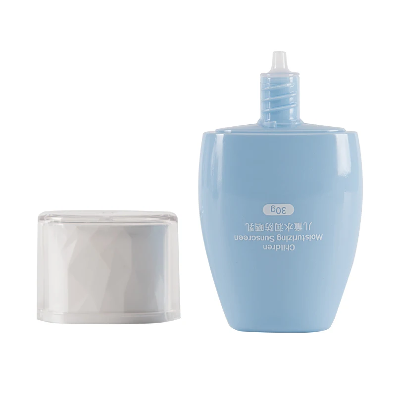 30g Plastic Squeeze Tube Face Cleanser Sunscreen Lotion Cream Bottle Cosmetic Pe