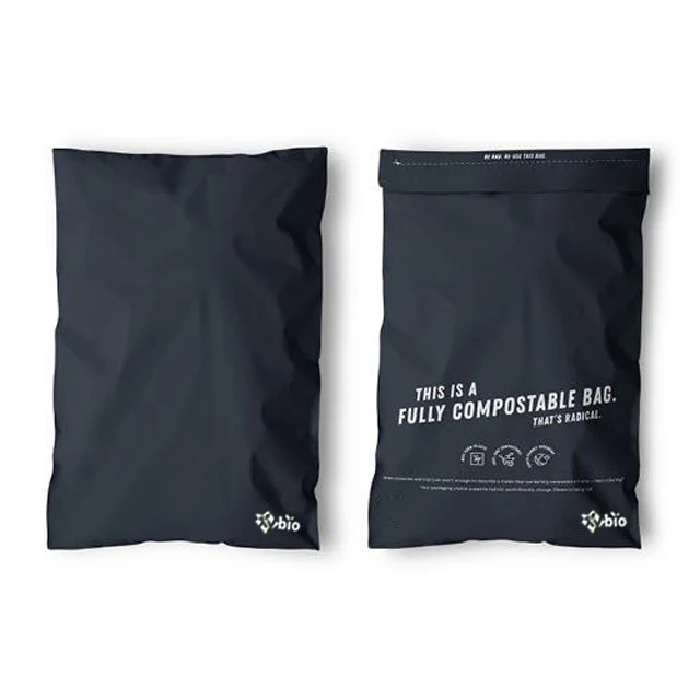 custom certified eco friendly 100% compostable biodegradable bags with logo
