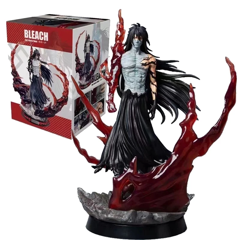 41 см аниме BLEACH рисунок Куросаки Ичиго последней Getsuga Tenshou изпвх и Статуя Модель фигурка игрушки подарки