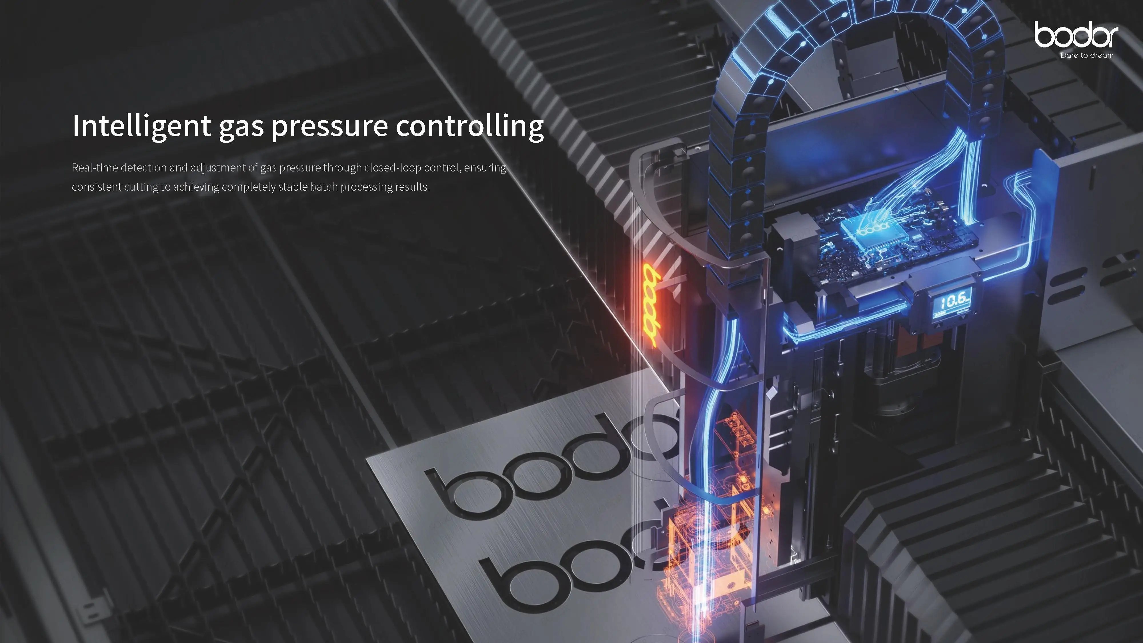 Bodor  Classic C Series 6kw  new 4000*2000 advanced cw laser cutting machine powerful high-precision high-capacity machine