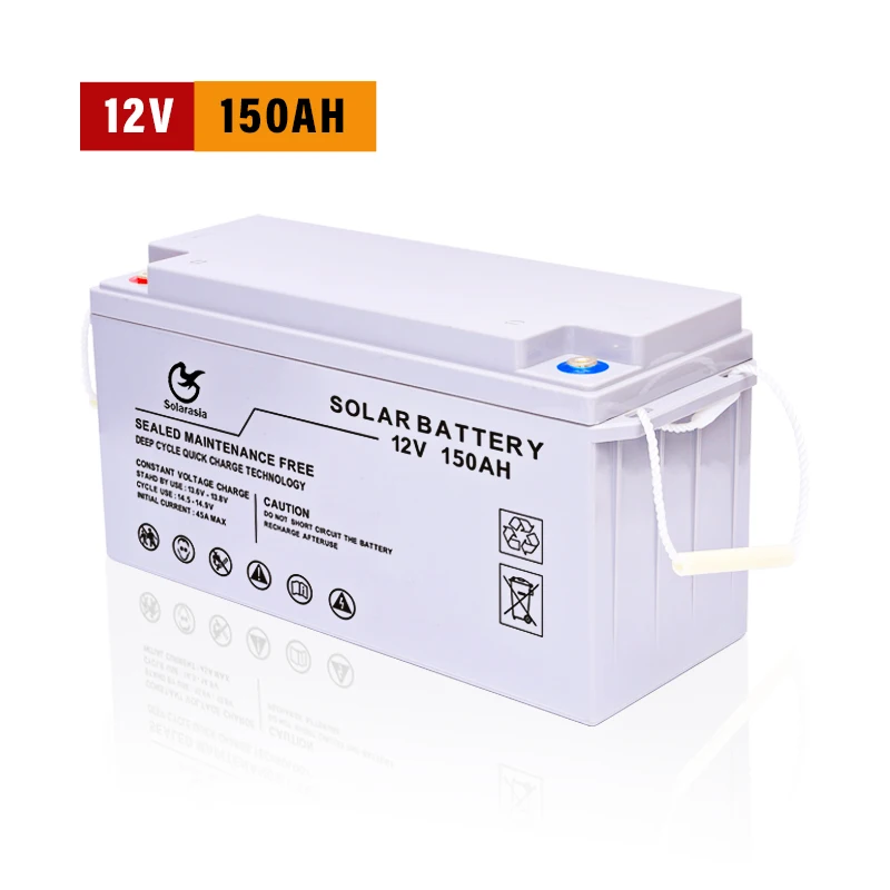 Gel Battery 12V 100ah 150ah 200ah Storage Battery  For Solar Home Use 12V Lead Acid Battery New Energy Solar System