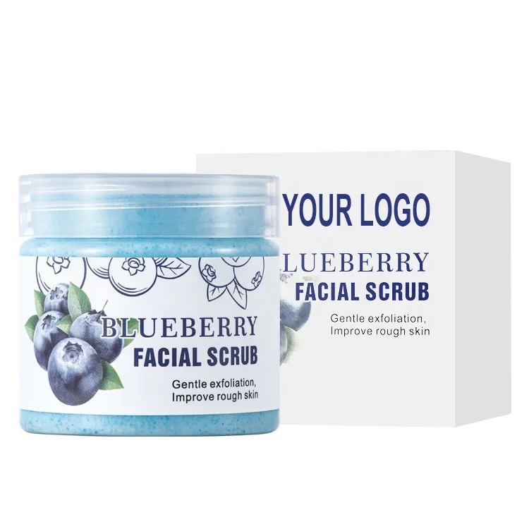 Gently Exfoliating Sugar Turmeric Facial Scrub Skincare Beauty Product for Acne Scars Dark Spots Reduction Brightening Polish