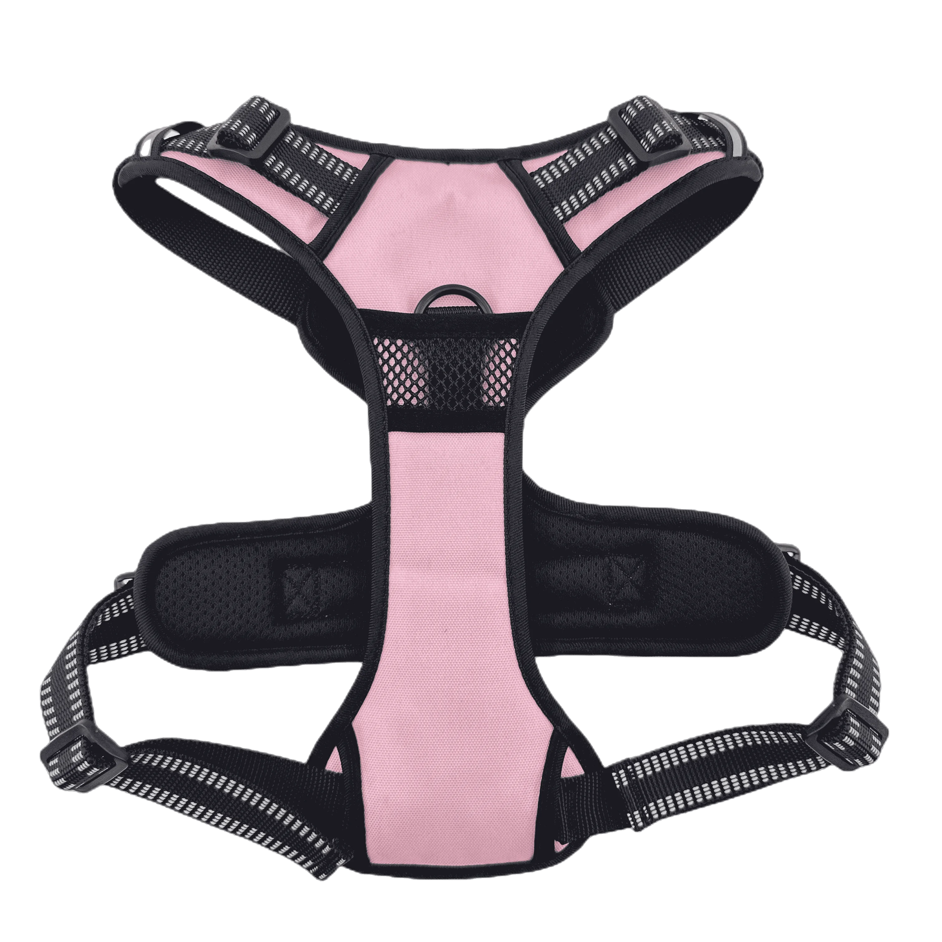 Duty Dog Walking Safety Novelty Designed Neoprene Padded Step In Front Patterned Dog Luxury Pet No Pull Harness Set Leash