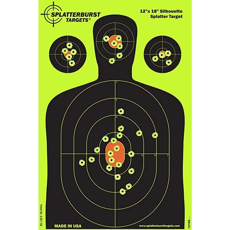 Corrugated plastic shooting target custom design color size