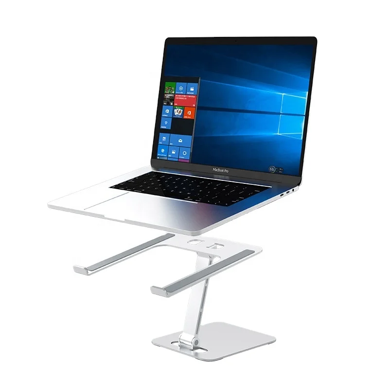 Factory directly sale accept customized adjustable aluminum alloy laptops holder tablet stands for macbook air pro