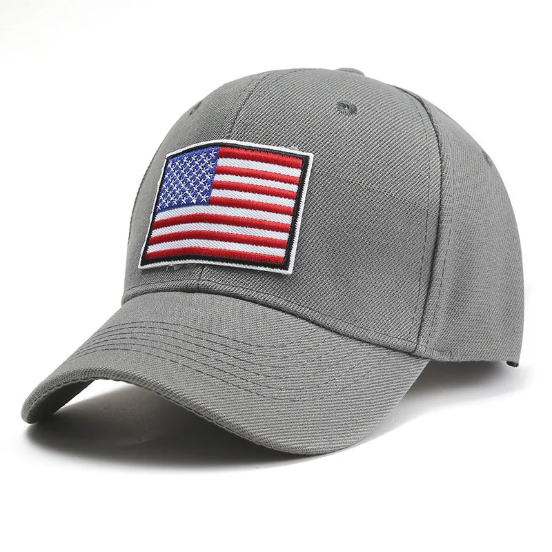 Wholesale polyester  low cut national american era vintage men baseball custom new usa flag cap for man female