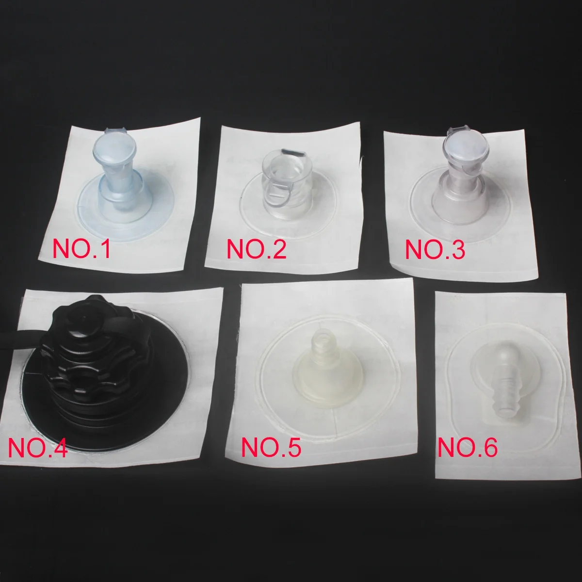 TPU&PVC Material Kitesurfing Kite Inflate Valve With Self Stick Adhesive MPU Glue