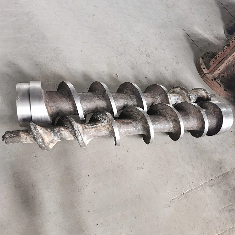 Spiral Feeder of Defibrator Machine Part feeder screw for fiberboard production line