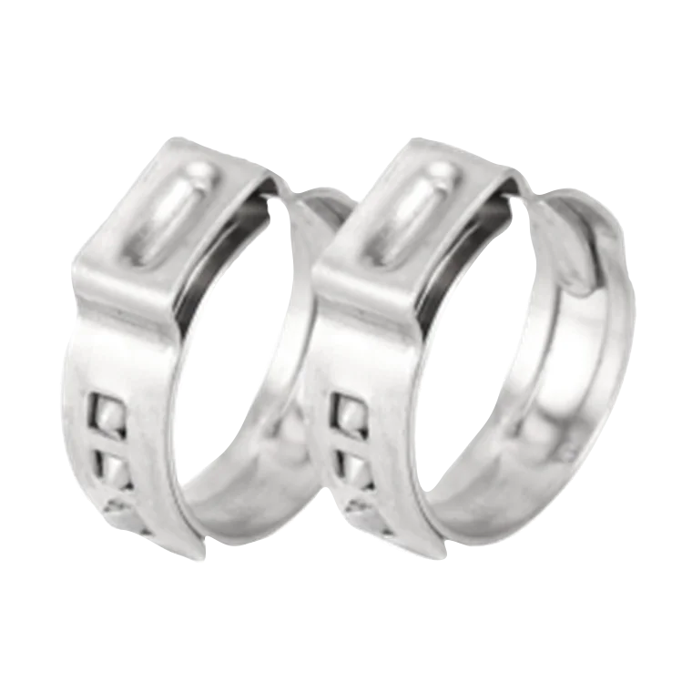 Manufacturer stepless single ear Stainless Steel hose clamp for PEX Pipe Stainless Steel Clamps High Quality Single Ear Clamp