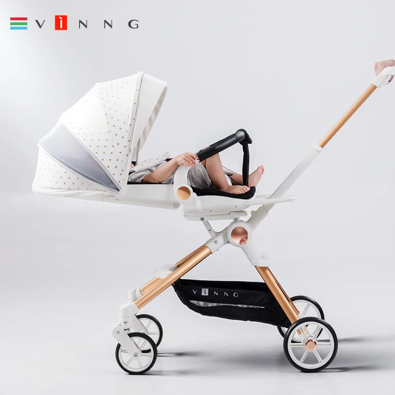 High Quality 3 Baby Stroller Luxury High Landscape Poussette Multi-Functional Baby Pram Baby Strollers For Travel