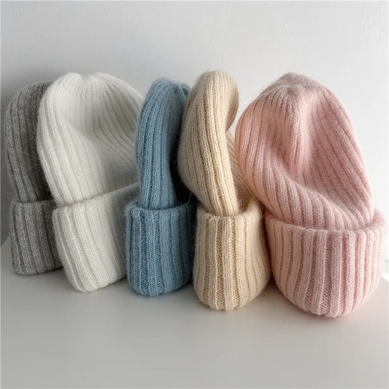 custom Winter Multi-color Knit Hats For Warm Hat Knitting Hat